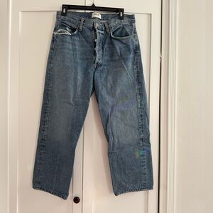 Agolde 90s Crop Mid Rise Straight Leg Jeans